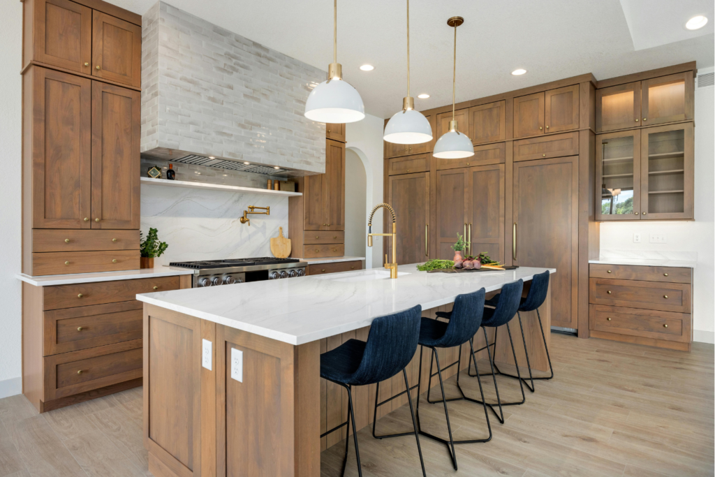 Cocina de madera maciza