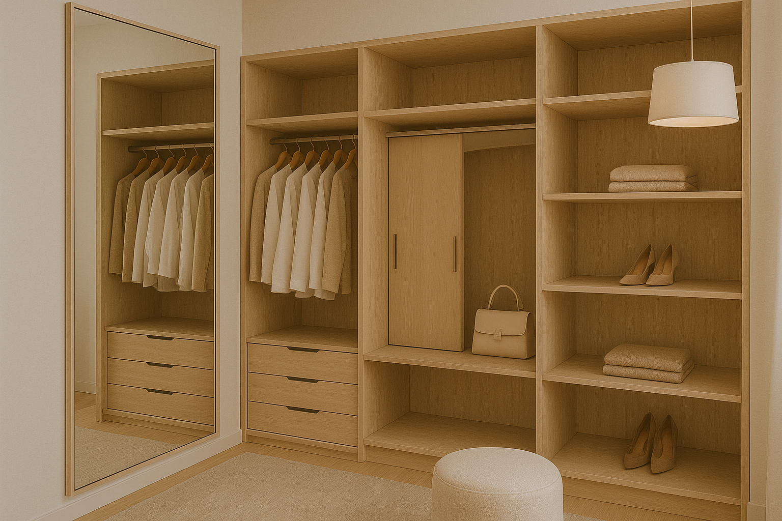 Cómo Diseñar un Vestidor a Medida Funcional y con Estilo