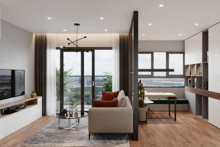 monoambiente en espacio reducido y optimizado